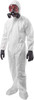 Disposable Coveralls for Men, Women Medium, 25 Pack of 60 GSM Microporous White Hazmat Suits Dispos