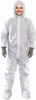 Disposable Coveralls for Men, Women 2X-Large, 25 Pack of 60 GSM Microporous White Hazmat Suits Disp
