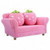 BL/PI Kids Strawberry Armrest Chair Sofa-Pink