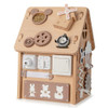 Multi-purpose Busy House with Sensory Games and Interior Storage Space