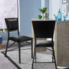 Set of 2 Metal Folding Dining Chair with Space Saving Design