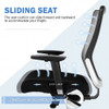 Ergonomic Mesh Office Chair Sliding Seat Height Adjustable with Armrest