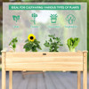 49'' x 23'' x 30''  Wooden Raised Vegetable Garden Bed