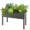 Wooden Raised Vegetable Garden Bed Elevated Grow Vegetable Planter-Natural