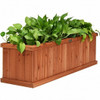 Wooden Decorative Planter Box for Garden Yard and Window....