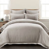 King French Country Grey 5-Piece Lightweight Comforter Set with Lace Trim