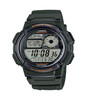 Casio Men's '10-Year Battery' Quartz Resin Watch, Color:Green (Model: AE1000W-3AV)