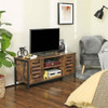 Modern Mid-Century Industrial Metal Wood TV Stand for TV up to 50-inch