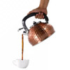 3-Liter Stainless Steel Whistling Teapot Kettle in Copper