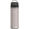 ICON SERIES BY THERMOS Stainless Steel Water Bottle with Spout 24 Ounce, Sandstone