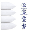 Set of 4 - Queen size Down Alternative Pillows - Machine Washable
