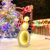 2.6 Feet Lighted Snowman with LED Lights and Metal Stand