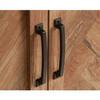 FarmHouse Rustic Herringbone 1 Drawer Garment Rod Wardrobe Armoire