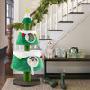 Christmas Cat Tree for Indoor Cats Cute Holiday Cat Tower with 2 Condos-Green