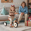 Toddler Tricycle Kids Trike with Adjustable Seat and Basket Aged 3-5 Years Old-Beige