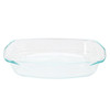 Soho Lounge Carnegie Hill 16 inch x 11 Inch x 3.1 Inch Tempered Glass Multi-Purpose Pan with Built-