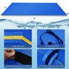 12' x 6' 3 Layer Floating Water Pad-Green