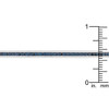 Channel-Set Montana Blue Cubic Zirconia Cuff