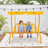 2 Person Kids Patio Swing Porch Bench with Canopy B593-NP12221