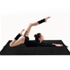 4 Feet x 10 Feet Thick Folding Panel Gymnastics Mat-Pink & Purple