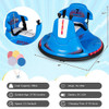 12V Kids Ride On Bumper Car with Remote Control Lights and Music-Blue