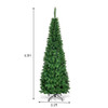 Artificial National Foot Kingswood Fir Pencil Christmas Tree-7.5 ft