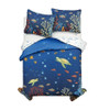 Twin 2 Piece Lightweight Ocean Navy Blue Clown Fish Coral Reversible Quilt Set Twin 2 Piece Lightweight Ocean Navy Blue Clown Fish Coral Reversible Quilt Set