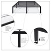 Queen size Heavy Duty Metal Platform Bed Frame - Holds up to 2,200 lbs