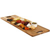 MegaChef 33 x 12 Inch Acacia Wood Folding Charcuterie Serving Board