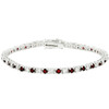 Ruby Red Cubic Zirconia Tennis Bracelet Ruby Red Cubic Zirconia Tennis Bracelet