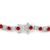 Ruby Red Cubic Zirconia Tennis Bracelet Ruby Red Cubic Zirconia Tennis Bracelet