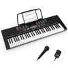 61-Key Electronic Keyboard Piano with 3 Teaching Modes  LED Display and Dual Keyboard 61-Key Electronic Keyboard Piano with 3 Teaching Modes  LED Display and Dual Keyboard