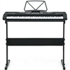 61-Key Electronic Keyboard Piano Starter Set with Stand Bench and Headphones
