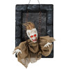 Halloween Hanging Animated Zombie Prisoner Decoration Sound-Activated