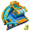 Inflatable Water Slide Bounce House Kids Jump Castle with 735W Blower