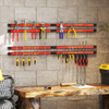 18 Inch Magnetic Tool Holder Strip with Mounting Screws-Black