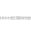 Elegant Pear and Round Cubic Zirconia Tennis Bracelet