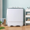 Portable Twin Tub Washing Machine with Timer Control