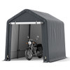6 x 6.5/8 x 6.5 Feet Portable Motorcycle Outdoor Storage Shelter-8 Feet