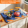 Food Warming Mat Rollable and Portable Electric Warming Tray with Fasting Heating-Gray
