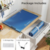 Food Warming Mat Rollable and Portable Electric Warming Tray with Fasting Heating-Gray