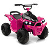12V Kids Ride On ATV with High/Low Speed and Comfortable Seat-Pink