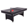 7-Foot 2-in-1 Conversion top Pool Table Ping Pong Table Set