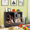 Kids Storage Unit Baby Toy Organizer Children Bookshelf Bookcase-White