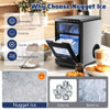 CNN best tested-Chewable Nugget Ice Maker for Quick Refreshing Countertop Use