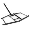 74 inch Wide Driveway Drag Tow Behind Landscape Leveling Rake with Reinforced Bars-Black