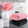 Electric Heated Blanket Throw with 10 Heat Settings-Pink