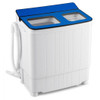 Portable Washing Machine 18 lbs Mini Laundry Machine with 11 LBS Washer-Blue