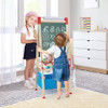 3-in-1 Double-Sided Adjustable Kid Easel for 3-8 Years Old Toddlers-Blue