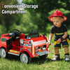 Kids Ride on Fire Truck with Remote Control and Extinguisher-Red